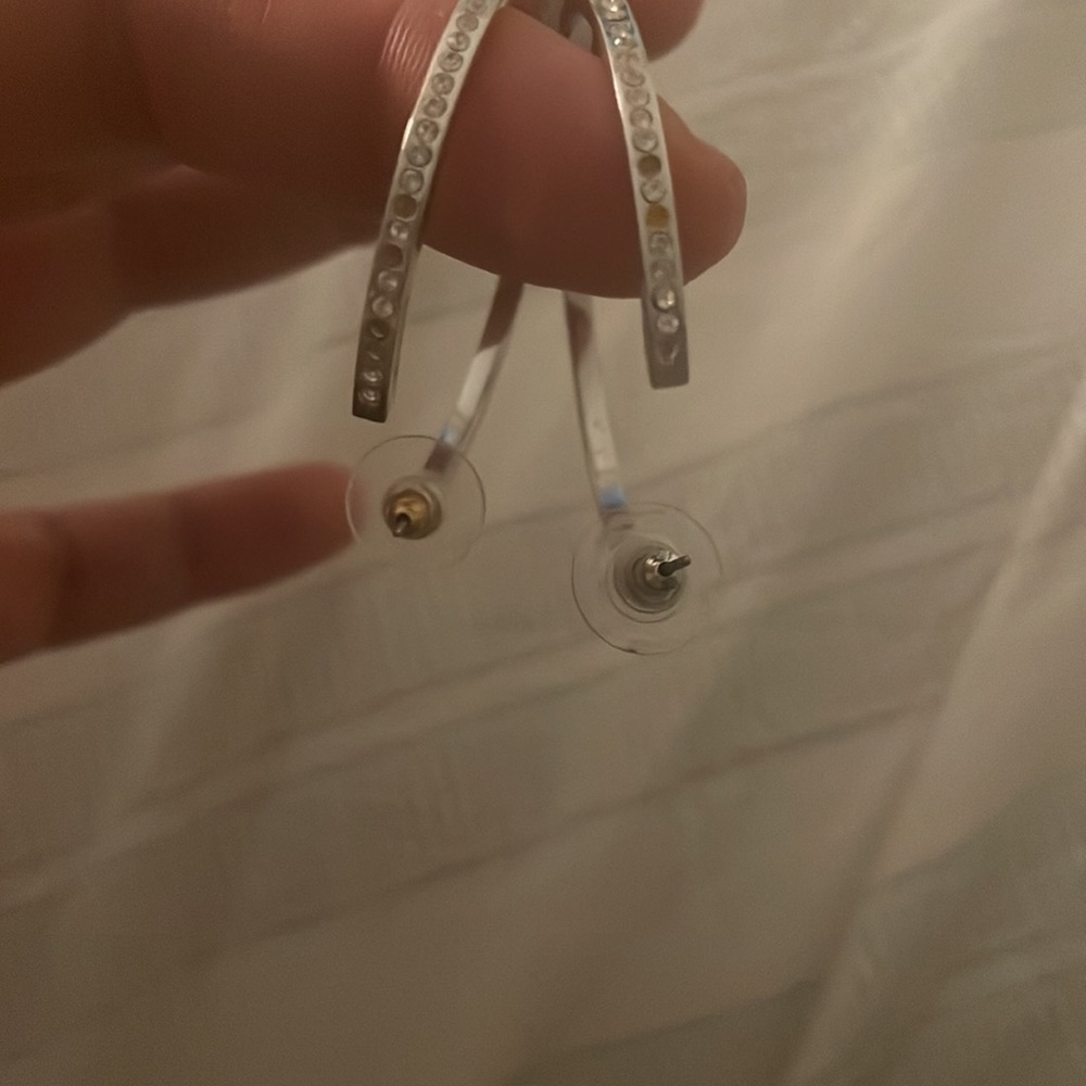 Crystal hoops - Picture 2 of 3